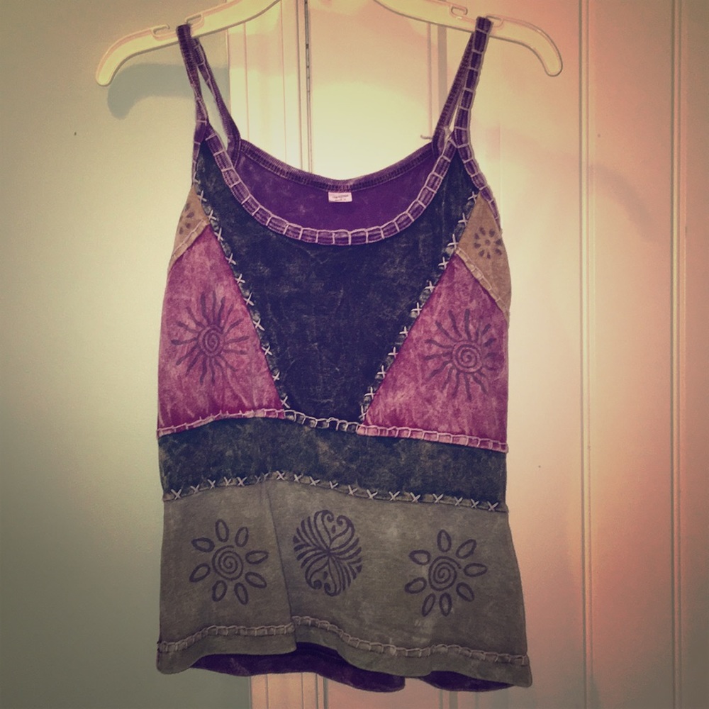 Hand painted tank top